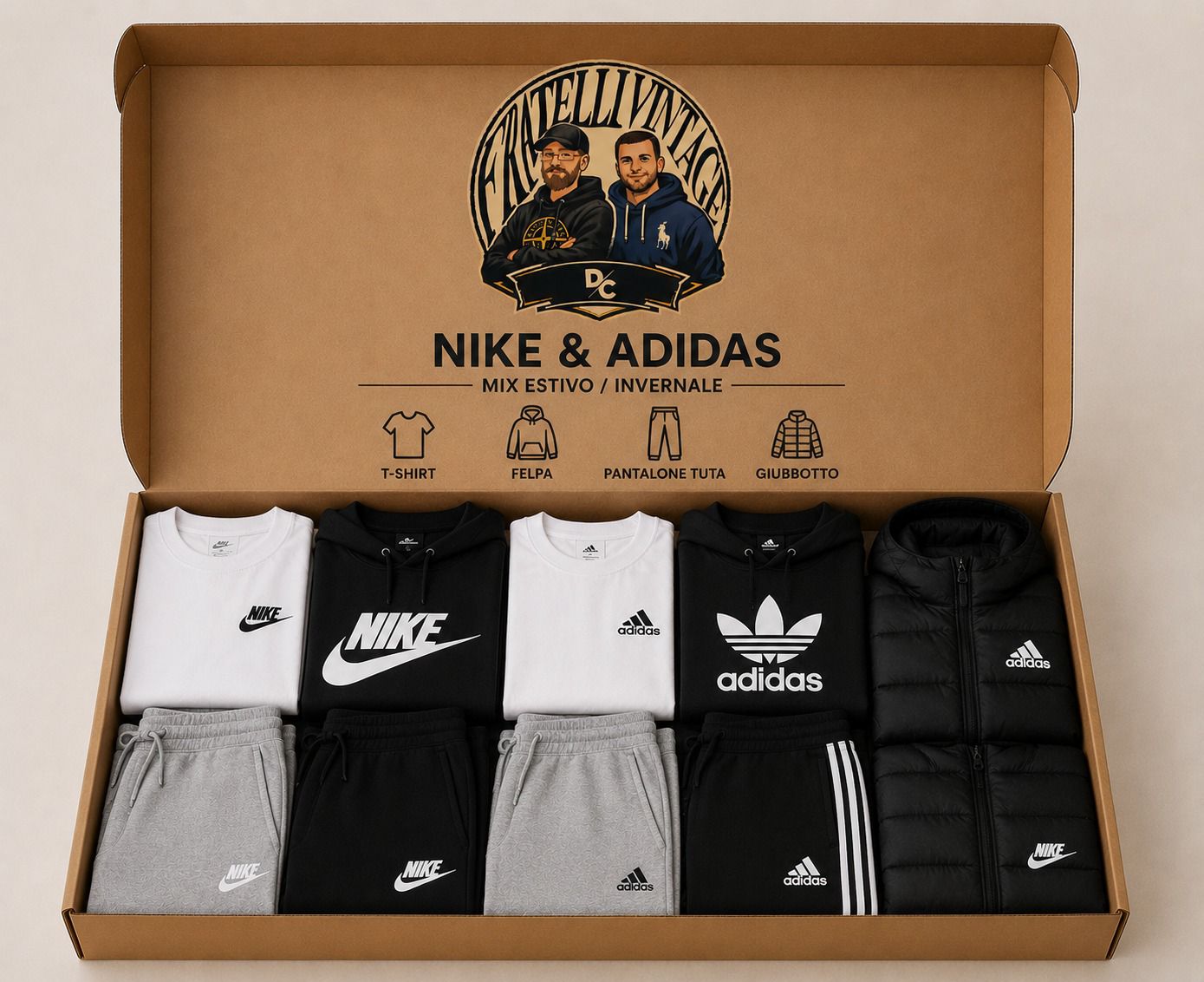 Box Mix Nike & Adidas